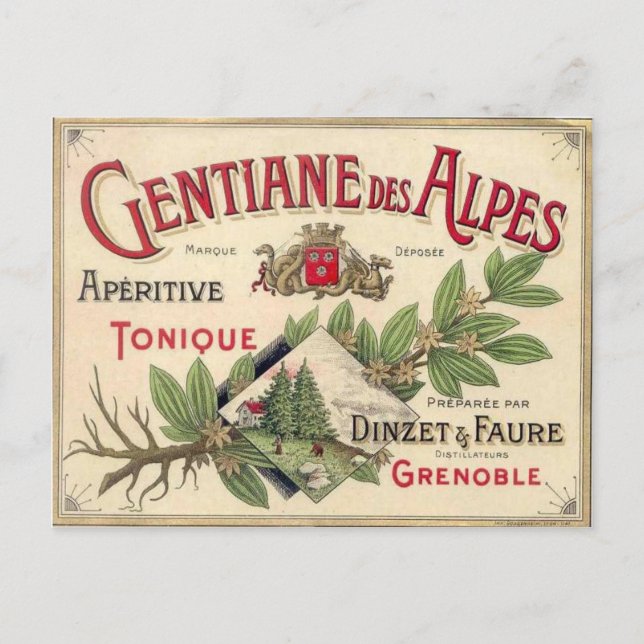 Cartão postal Vintage (Frente)