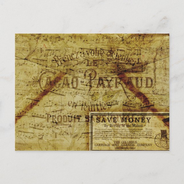 Cartão Postal Vintage (Frente)