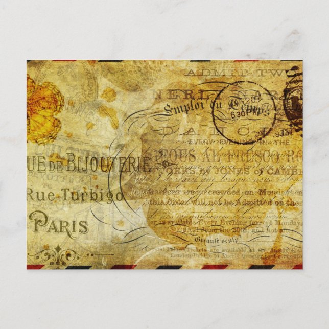 Cartão postal Vintage (Frente)