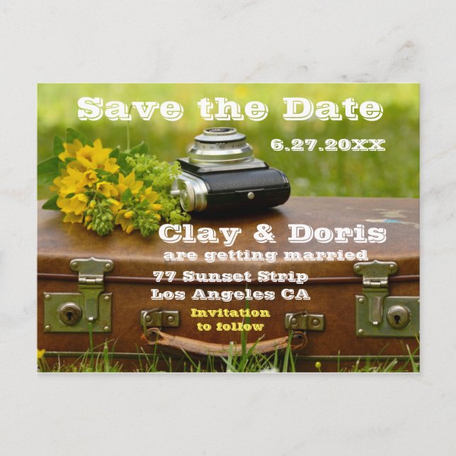 Cartão Postal Vintage (Frente)