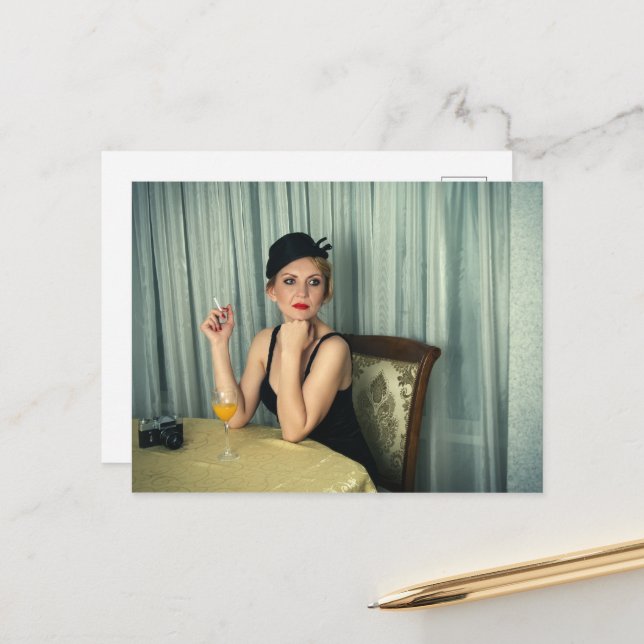 Cartão Postal Vintage (Frente/Verso In Situ)