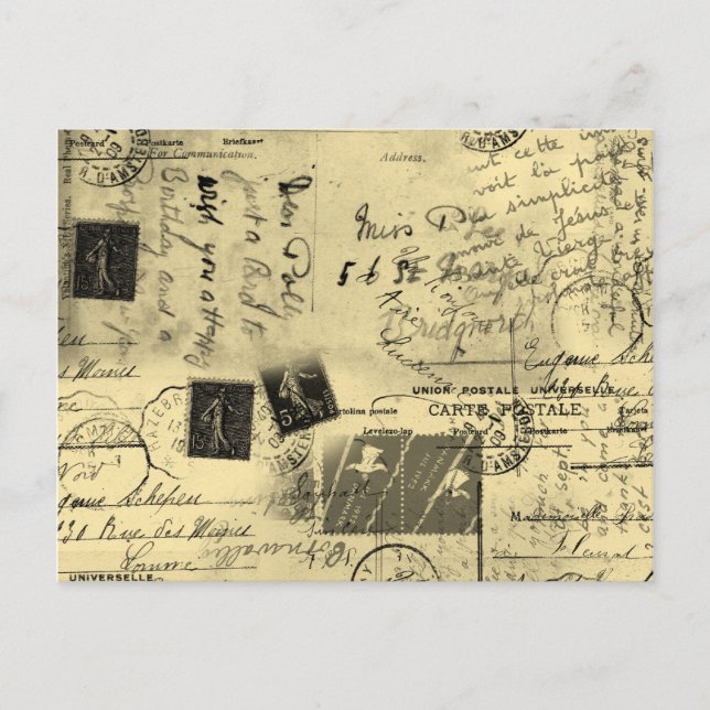 Cartão postal Vintage (Frente)