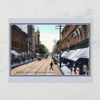 Cartão Postal Vintage 1890s Barrington Street Halifax NS
