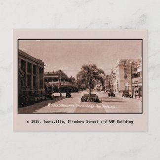 Cartão Postal Vintage 1915 Townsville Queensland