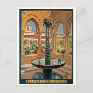 Cartão Postal Vintage 1920 italiano Monreale