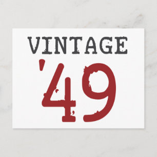 Cartão Postal Vintage 1949