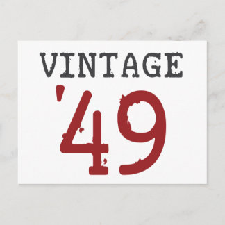 Cartão Postal Vintage 1949