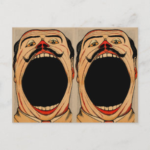 Cartão Postal Vintage 2 Grandes Bocas