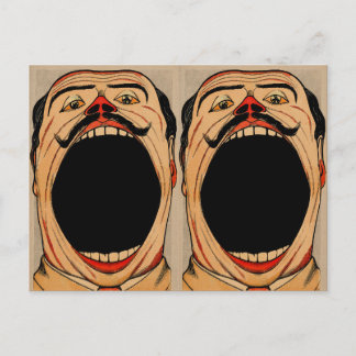 Cartão Postal Vintage 2 Grandes Bocas