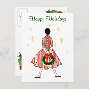 Cartão postal Vintage 50 de Natal