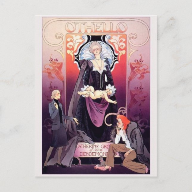 Cartão postal Vintage Ad Poster (Frente)