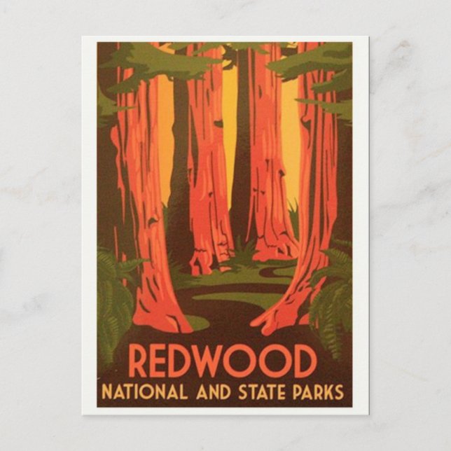 Cartão postal Vintage Ad Poster (Frente)