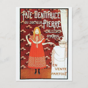 Cartão postal Vintage Ad Poster