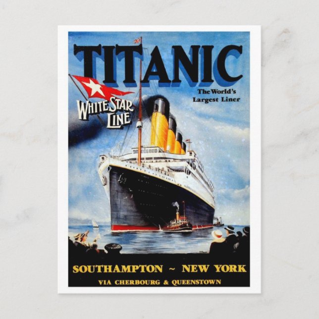 Cartão postal Vintage Ad Poster (Frente)