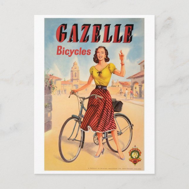 Cartão postal Vintage Ad Poster (Frente)