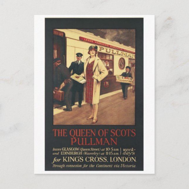 Cartão postal Vintage Ad Poster (Frente)