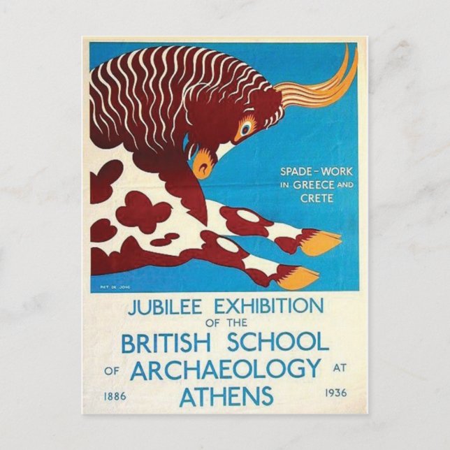 Cartão postal Vintage Ad Poster (Frente)