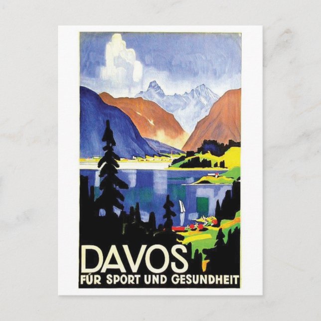 Cartão postal Vintage Ad Poster (Frente)