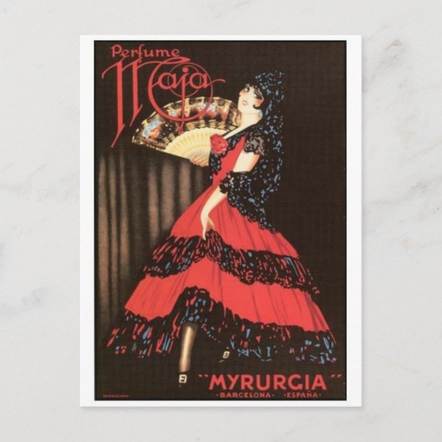 Cartão postal Vintage Ad Poster (Frente)