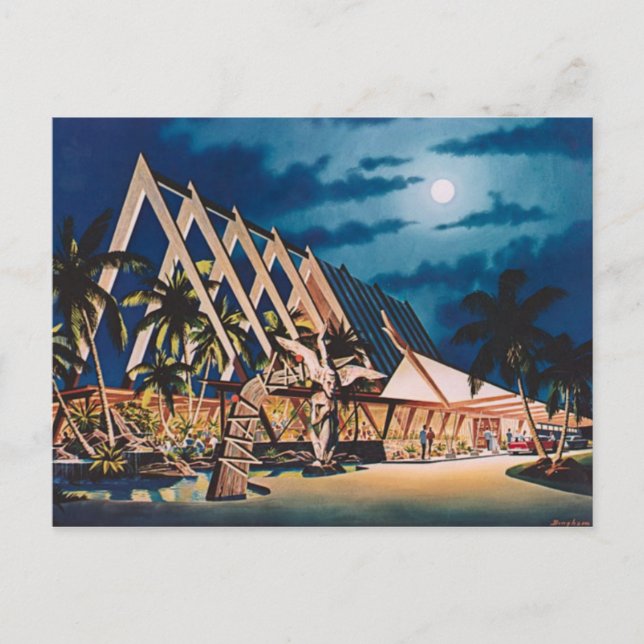 Cartão postal Vintage Ad Poster (Frente)