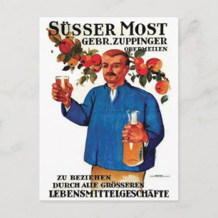 Cartão postal Vintage Ad Poster