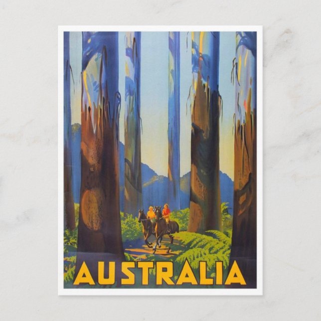 Cartão postal Vintage Ad Poster (Frente)