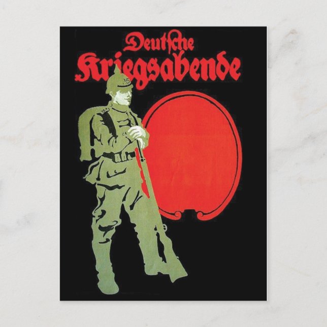 Cartão postal Vintage Ad Poster (Frente)