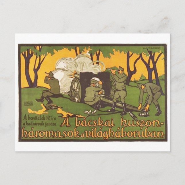 Cartão postal Vintage Ad Poster (Frente)