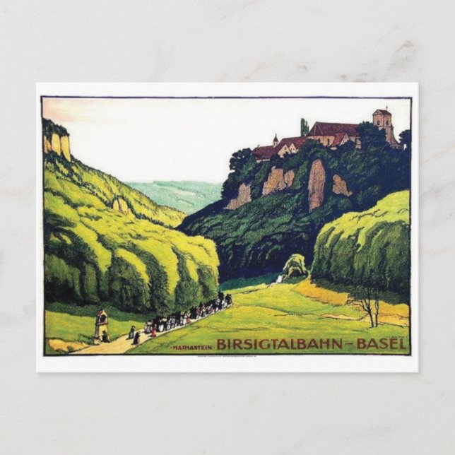 Cartão postal Vintage Ad Poster (Frente)