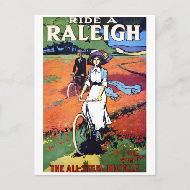 Cartão postal Vintage Ad Poster (Frente)