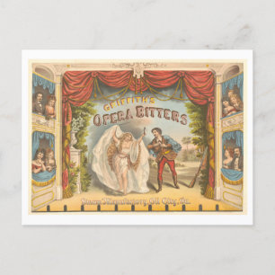 Cartão Postal Vintage Advertisement Griffith's Opera Bitters