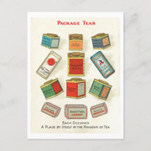 Cartão Postal Vintage Advertisement para Equipes Embaladas