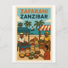 Cartão postal Vintage - África Oriental