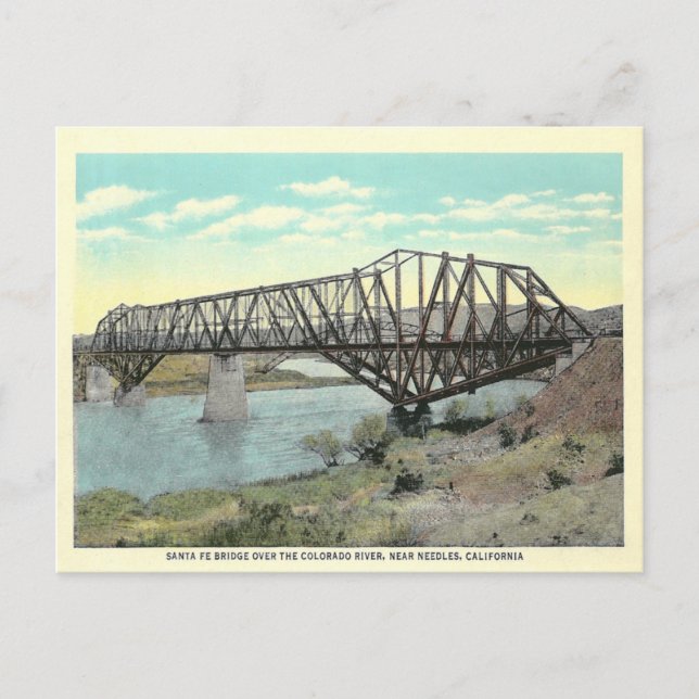 Cartão Postal Vintage Agulha California (Frente)