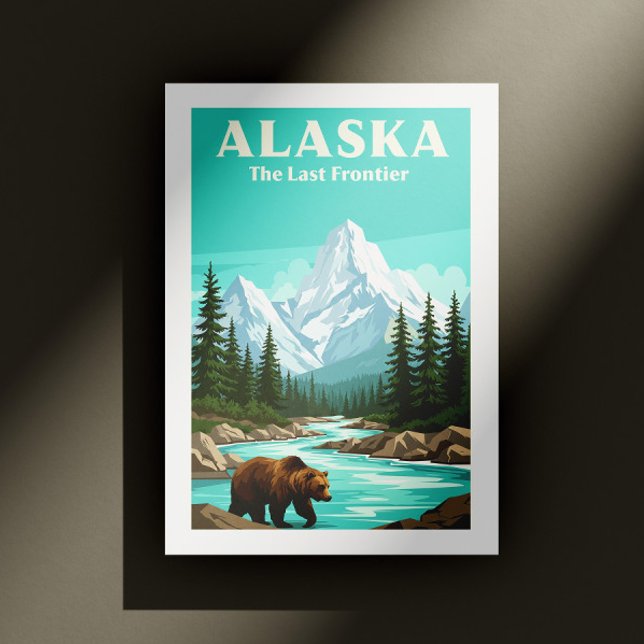 Cartão Postal Vintage Alaska (Criador carregado)