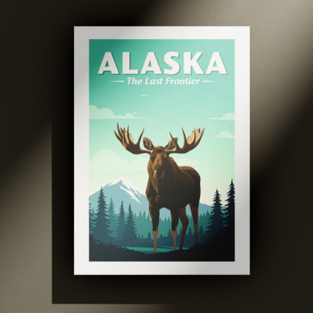 Cartão Postal Vintage Alaska (Criador carregado)