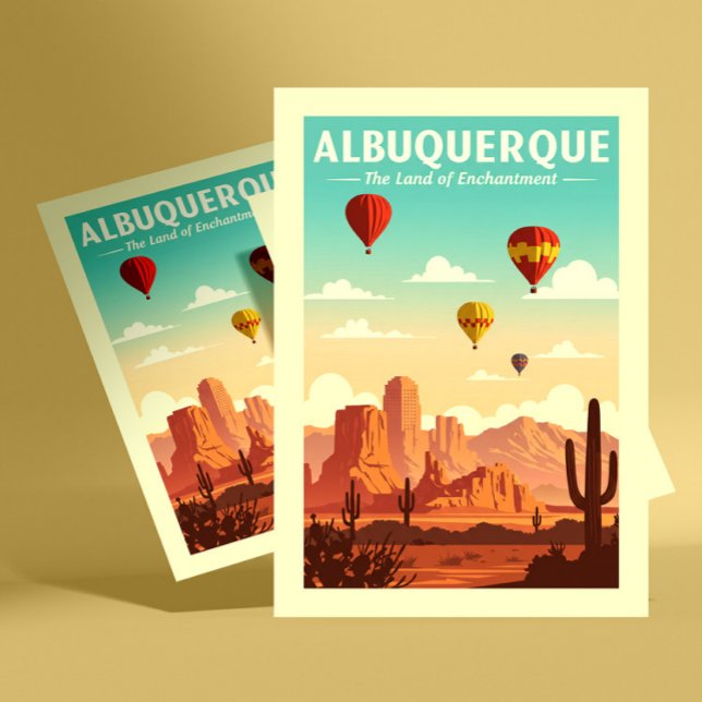 Cartão Postal Vintage Albuquerque (Criador carregado)