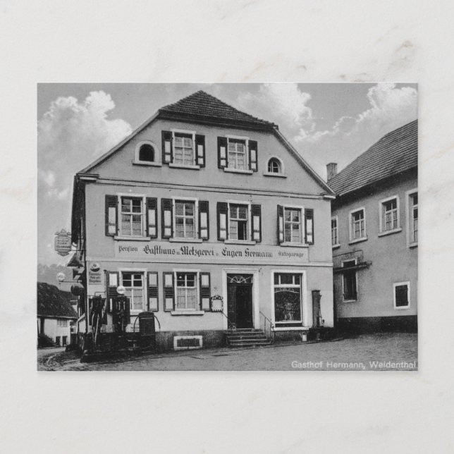 Cartão postal Vintage Alemanha (Frente)