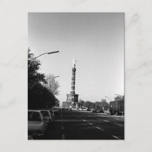 Cartão Postal Vintage Alemanha Berlim Rua 17 de junho