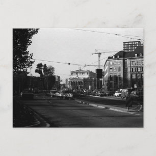 Cartão Postal Vintage Alemanha Frankfurt ópera