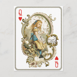 Cartão postal Vintage Alice no País das Maravilhas