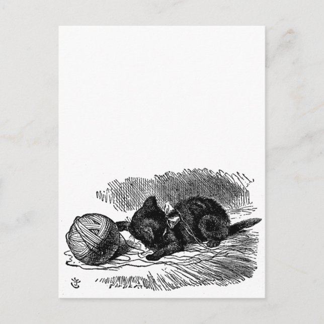 Cartão Postal Vintage Alice no País das Maravilhas (Frente)