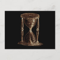 Vintage Alterated Light Steampunk Alchemy Hourglas