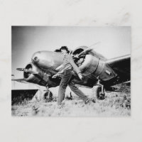 Vintage Amelia Earhart Foto