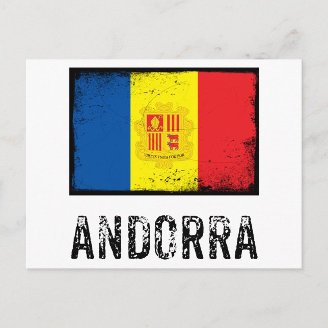 Cartão Postal Vintage Andorra (Frente)