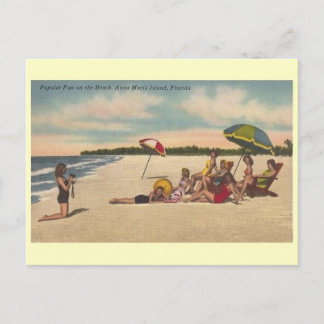 Cartão postal Vintage Anna Maria Island Florida