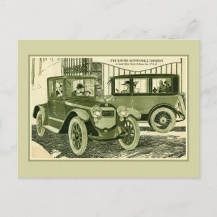 Cartão Postal Vintage antiga, 1918, Haynes automobile e