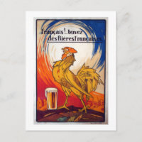 Vintage - Anúncio francês da cerveja