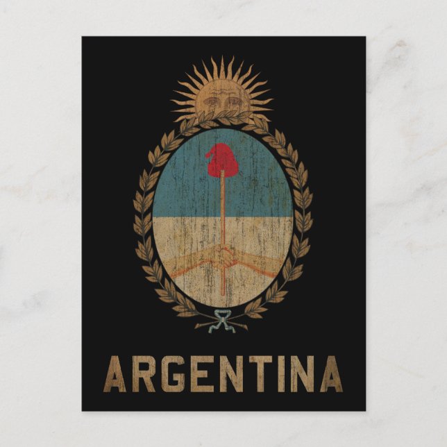 Cartão Postal Vintage Argentina (Frente)