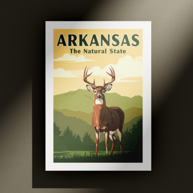 Cartão Postal Vintage Arkansas (Criador carregado)